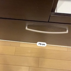 美品　ニトリ食器棚80cm 今日限定の画像