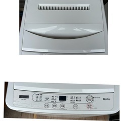 洗濯機 ヤマダセレクト 2021年製 6.0kgの画像