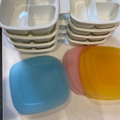 ダイソー　離乳食仕切りパック８個の画像