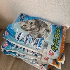 猫砂 4袋 ペーパーフレッシュの画像