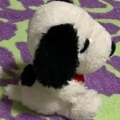 スヌーピー　ハート　ぬいぐるみの画像