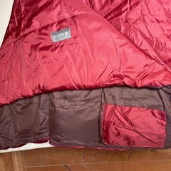防災も兼ねて・snow peakクッション型シュラフの画像