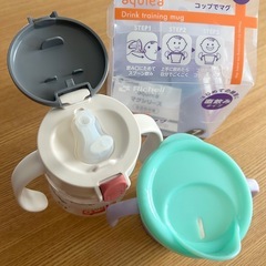 リッチェル　　ストローマグ・コップでマグ 2点セットの画像