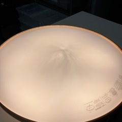 ロ2509-290 LEDシーリングライト ニトリ 12畳 リモコンあり 木目 通電確認済みの画像