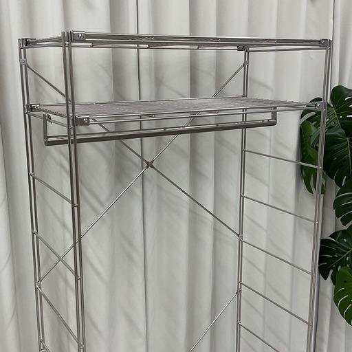 KI-19【新入荷　リサイクル品】無印良品　ステンレス　ハンガーラック KI-19【新入荷 リサイクル品】無印良品 ステンレス ハンガーラック