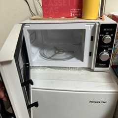 炊飯器冷蔵庫電子レンジ3点1500円の画像