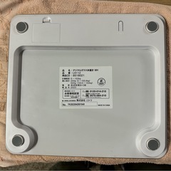 ニトリデジタルガラス体重計(ホワイト)LS112の画像