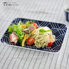 波佐見焼 浜陶 長角大皿 エボトラ 長皿 角皿 hamato 2枚セットの画像