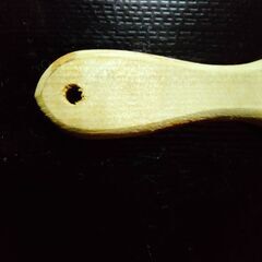 木柄　三角シリコンゴムベラ　2個の画像