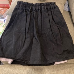 ピンクラテ　スカート（裏地はキュロット）サイズ150の画像