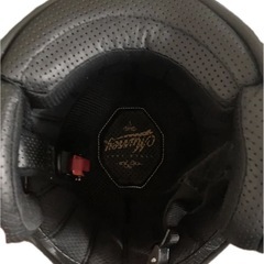 バイクヘルメット バブルシールド付き マットブラックの画像