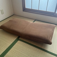 座椅子(ブラウン)リクライニングありの画像