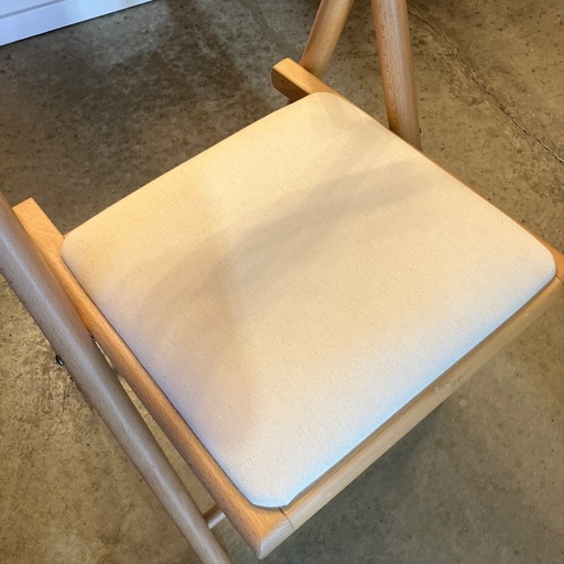 廃盤/無印良品】折りたたみ椅子 チェア ナチュラル イス インテリア