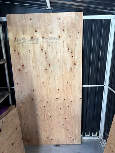 構造用合板9枚　1820×910