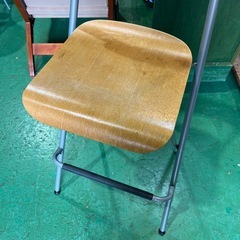 【IKEA/イケア】　バーカウンター　カウンターチェア　椅子　チェア　ハイスツール　折りたたみ可能　【53×39.5×座面高70×背面高105】の画像