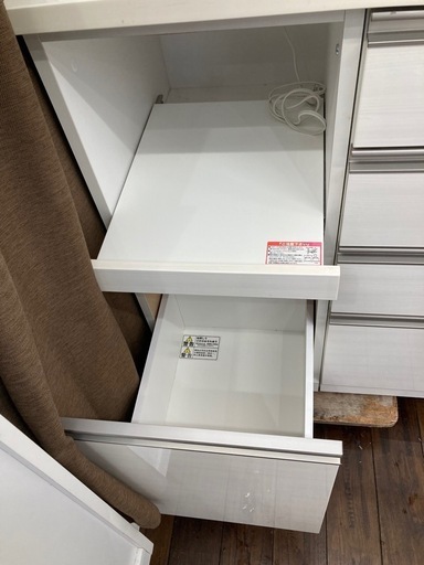 ★ 北九州、福岡市周辺配送可【ニトリ】レンジボード ユニットキッチンボード レガーレ [幅160cm] ?自社配送時?代引き可?※現金
