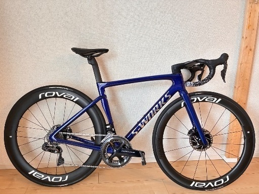 【美品完成車】Specialized S-WORKS Tarmac SL7(2021年) 52サイズ ブルー 油圧ディスクDi2 フルカーボン ロードバイク