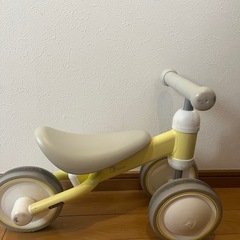 d bike 子供バイク イエローの画像