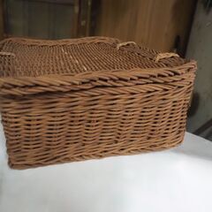 アンティーク、バスケット、かわいい籠，３０ｘ２５ｘ１１の画像