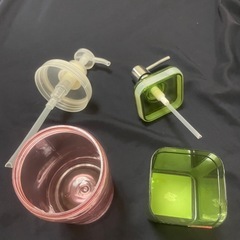 【差し上げます】　used　シャンプーボトル　ソープディスペンサーの画像