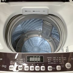 2024年製！Hisense 全自動洗濯機 (HW-DG80C)　【トレファク東久留米店】の画像