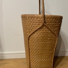 編まれた🧺の画像
