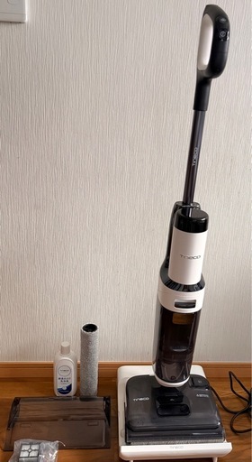 【1回のみ使用】Tineco ティネコ S6 水拭き掃除機 スペアモップ・洗浄液付き