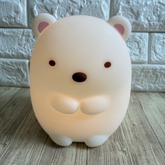すみっコぐらし しろくま ライト シリコン製の画像