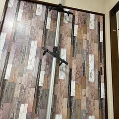 自転車2台スタンドポール　屋内の画像