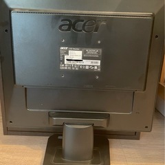 PC モニター ディスプレイ 17型 acerの画像