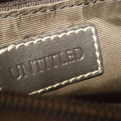  ◆アンタイトル UNTITLED トートバッグ ダークブラウン ジャンク品の画像