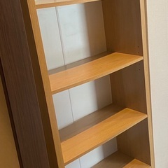 本棚使用可能収納ラックの画像