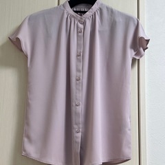GU エアリーバンドカラーシャツ&レース7分丈ブラウスの画像