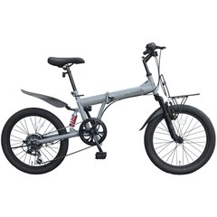 新品　フルサスペンション付き折りたたみ自転車の画像