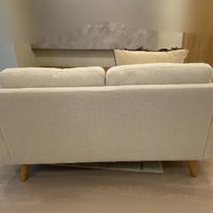 ⭐︎美品　２人掛けソファ　（クッション1個付き）の画像