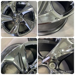 124 【純正】クラウン 220系 アルミホイール トヨタ 純正 18×8J 4本セット TOYOTAの画像