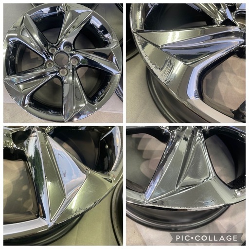 124 【純正】クラウン 220系 アルミホイール トヨタ 純正 18×8J 4本セット TOYOTA