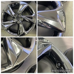 124 【純正】クラウン 220系 アルミホイール トヨタ 純正 18×8J 4本セット TOYOTAの画像