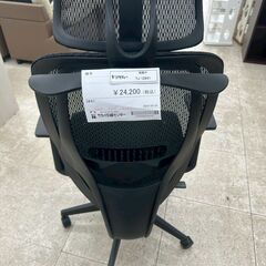 ★リユースのサカイ高崎店★TJ12841  椅子 黒 H122.5×D63.5×W65.5 クリーニング済みの画像