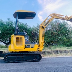コマツ PC18MR-3 1012Hr ●増速4方向マルチレバー●配管・可変脚付き●補強アームEXウェイト付き 下取りOKの画像