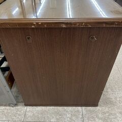 ★リユースのサカイ高崎店★TJ12842  学習机 茶 H74×D67×W109 クリーニング済みの画像