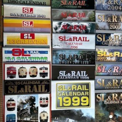 鉄道SLカレンダー 1980~2010年 国鉄87年他 34枚セット 未使用品 当時ものの画像