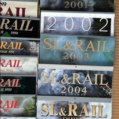 鉄道SLカレンダー 1980~2010年 国鉄87年他 34枚セット 未使用品 当時ものの画像