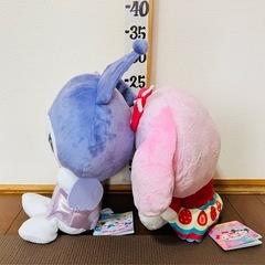#未使用#①マイメロディ#②クロミ #クレーンゲーム#UFOキャッチャー#景品#大きめ#ラウンド1#の画像