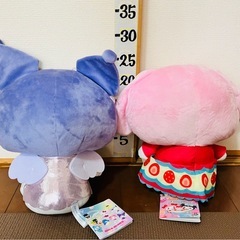 #未使用#①マイメロディ#②クロミ #クレーンゲーム#UFOキャッチャー#景品#大きめ#ラウンド1#の画像