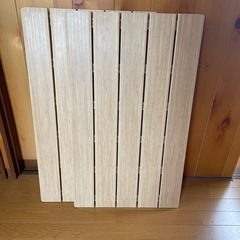 美品オーエ　ポリスチレン　木目スノコ　74213　5枚板　50cmｘ85cm　抗菌・防カビ　JOE-14 [関連：OHE 浴室用品 日本製 バスマット 風呂 抗菌 すのこ 介護 福祉 ホテル 旅館 銭湯]2枚セットの画像