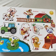 ☆受け渡し予定者あり⭐︎木製パズル 4種類シリーズ 型はめパズル モンテッソーリ　Bajoyの画像