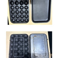 【2022年製】着脱式 ホットプレート/たこ焼き器の画像