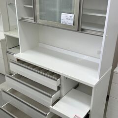 ★リユースのサカイ千葉中央店★ NITORI レンジボード ホワイト H191×D51×W121 クリーニング済み TC4595の画像
