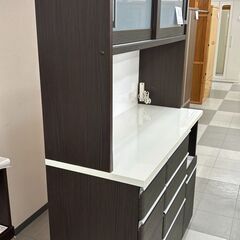 ★リユースのサカイ千葉中央店★ NITORI レンジボード ブラウン H201×D51×W120 クリーニング済み TC4596の画像